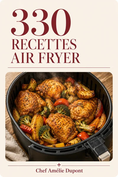Couverture 330 Recettes à l'Air Fryer