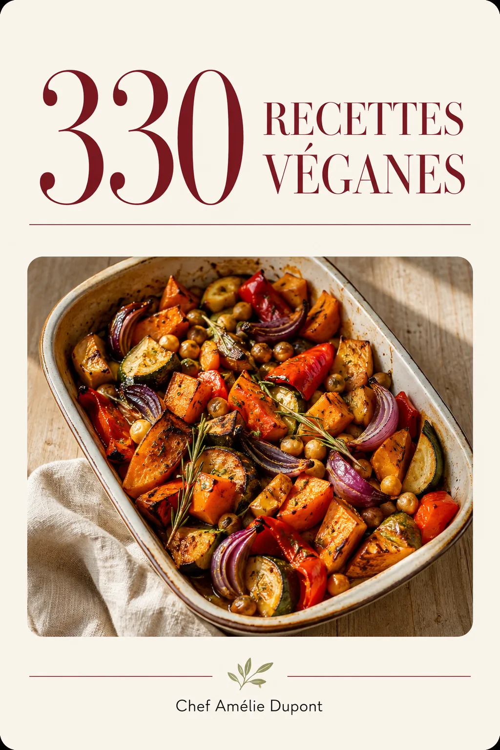 Couverture 330 Recettes Véganes